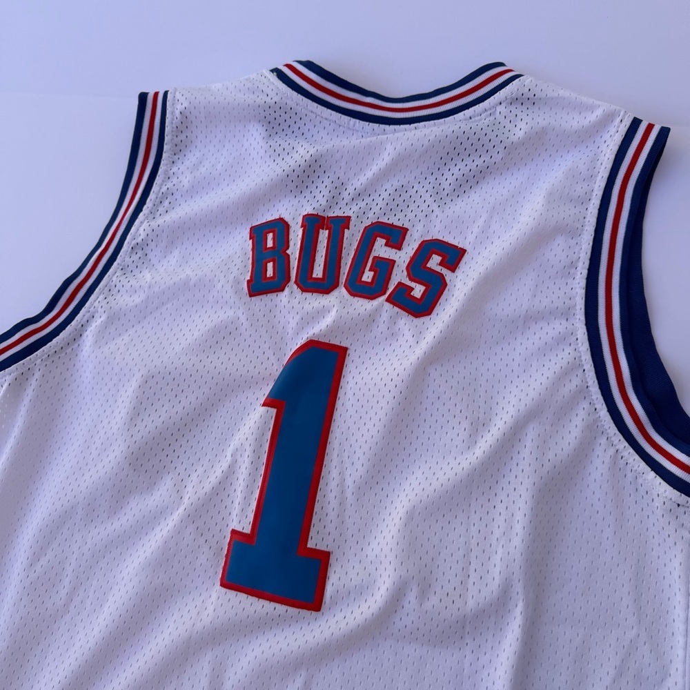 Vintage Tunes Squad Basketball Jersey Bugs Bunny Space Jam Size XL - Picture 2 of 6